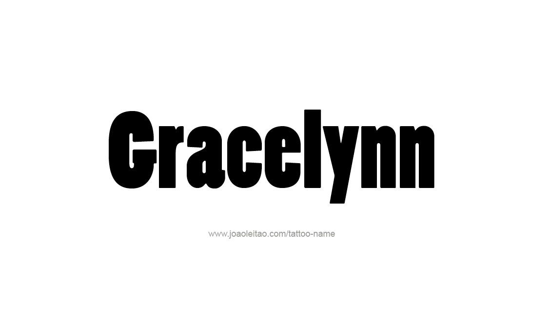 Tattoo Design Name Gracelynn   