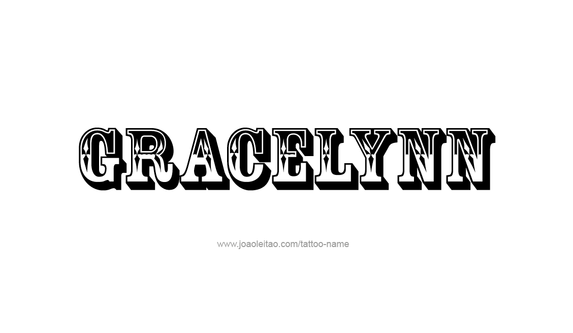 Tattoo Design Name Gracelynn   