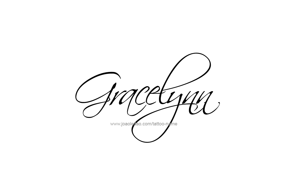 Tattoo Design Name Gracelynn   