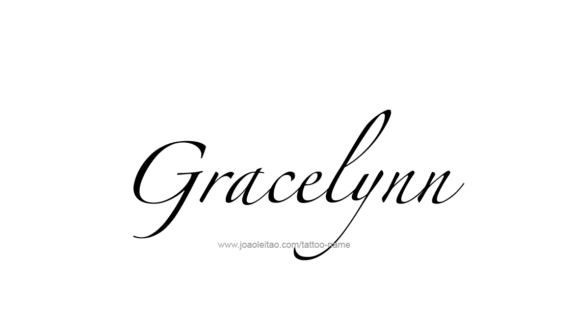 Tattoo Design Name Gracelynn   