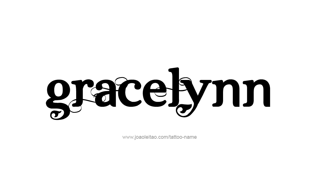 Tattoo Design Name Gracelynn   