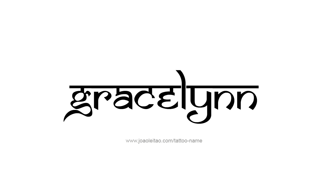 Tattoo Design Name Gracelynn   