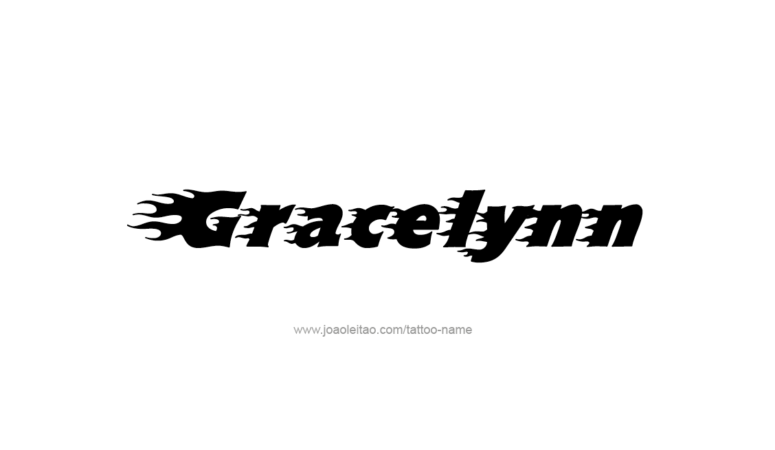 Tattoo Design Name Gracelynn   