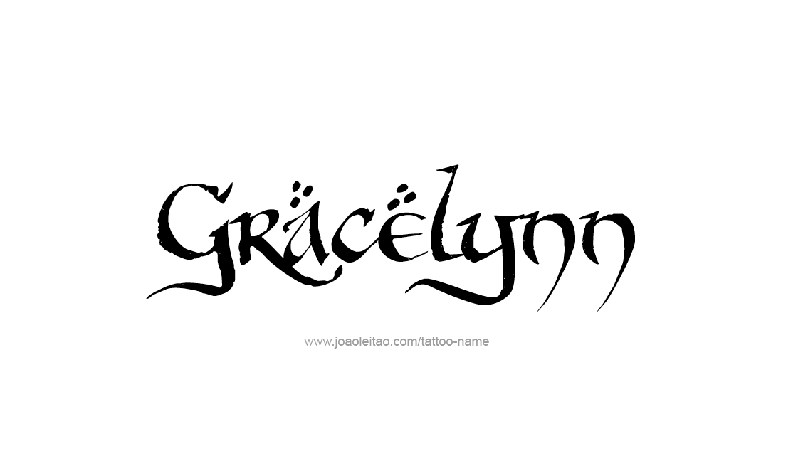 Tattoo Design Name Gracelynn   