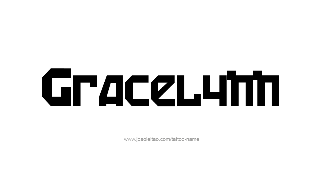 Tattoo Design Name Gracelynn   