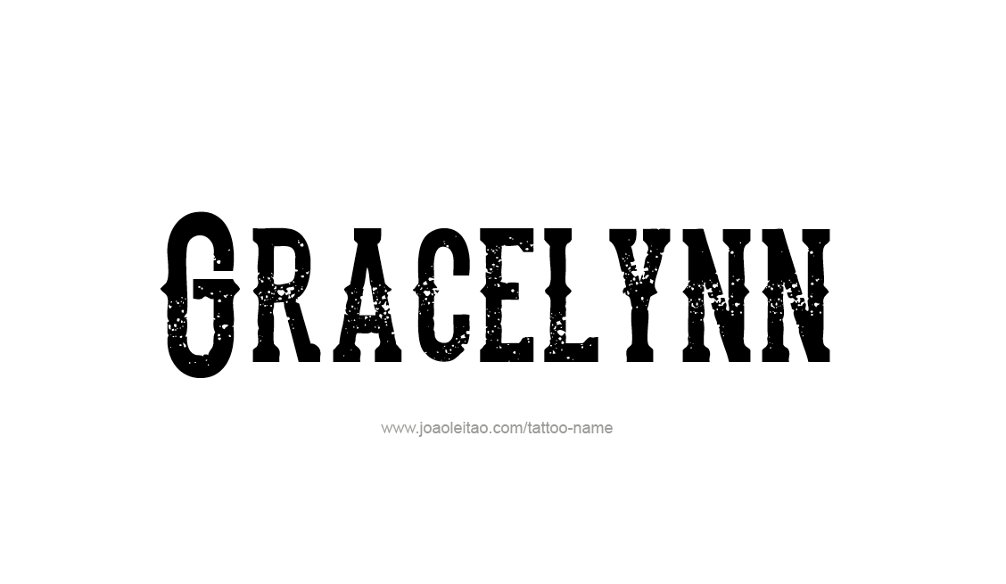 Tattoo Design Name Gracelynn   