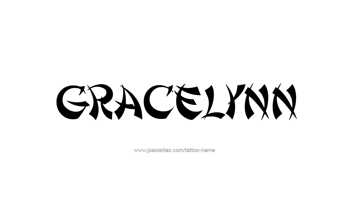 Tattoo Design Name Gracelynn   