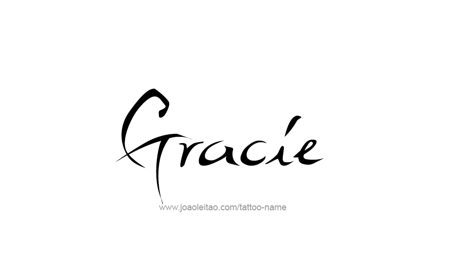 Tattoo Design Name Gracie   