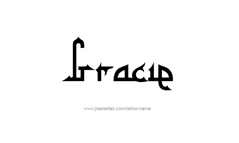 Tattoo Design Name Gracie   