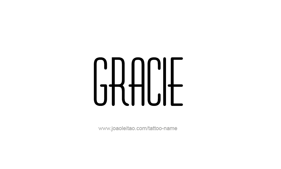 Tattoo Design Name Gracie   