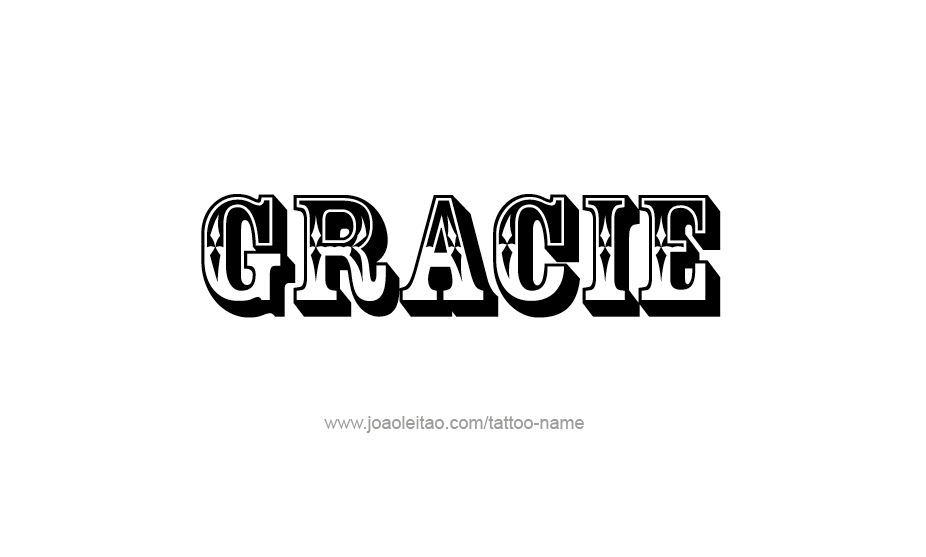 Tattoo Design Name Gracie   