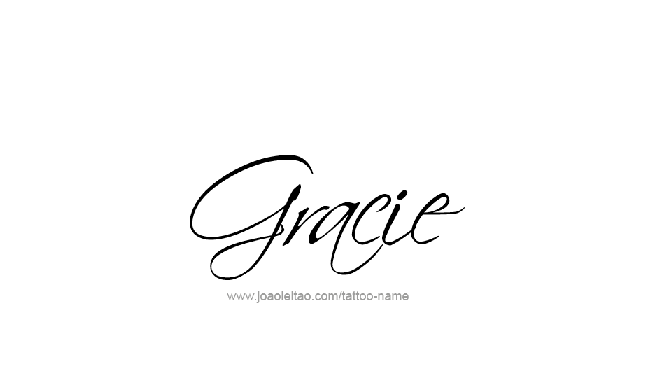 Tattoo Design Name Gracie   