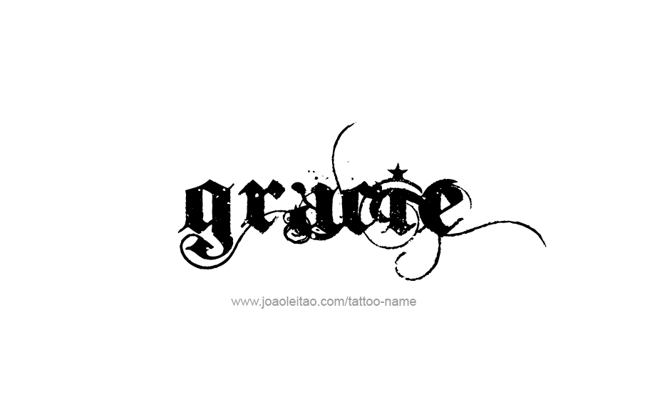 Tattoo Design Name Gracie   