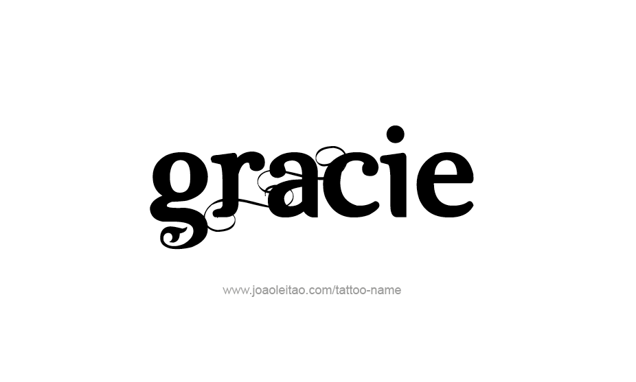 Tattoo Design Name Gracie   