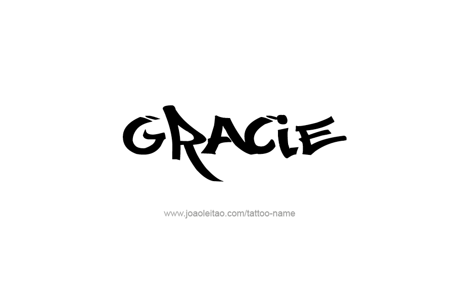 Tattoo Design Name Gracie   