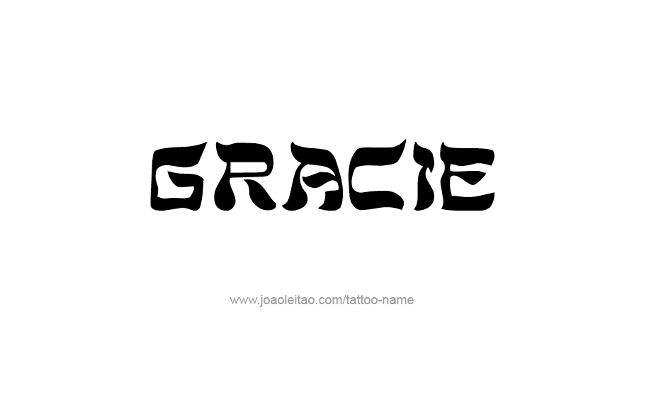 Tattoo Design Name Gracie   