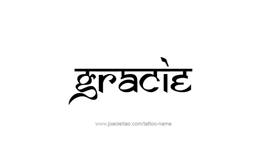 Tattoo Design Name Gracie   