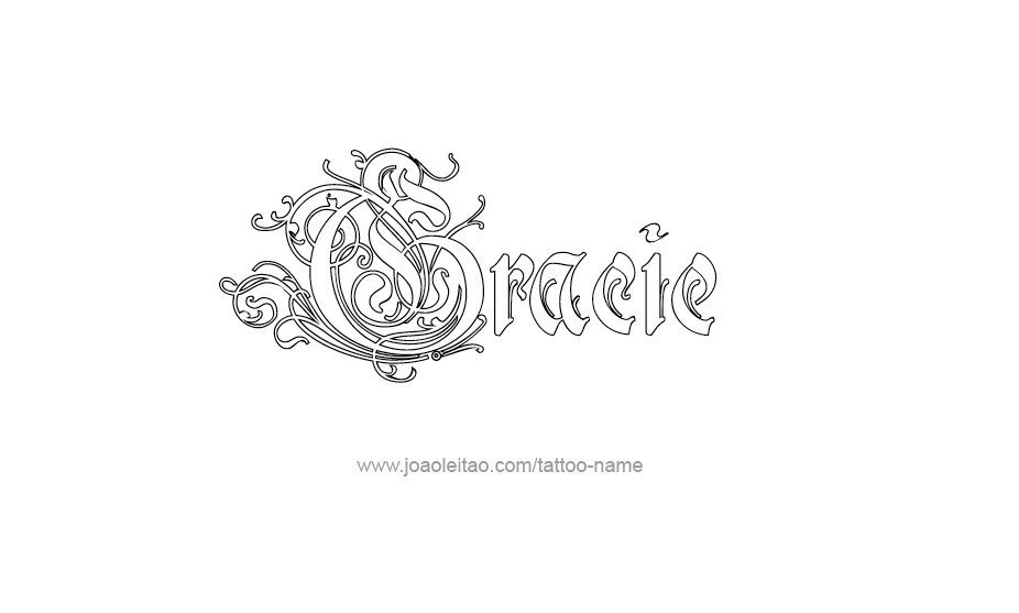 Tattoo Design Name Gracie   