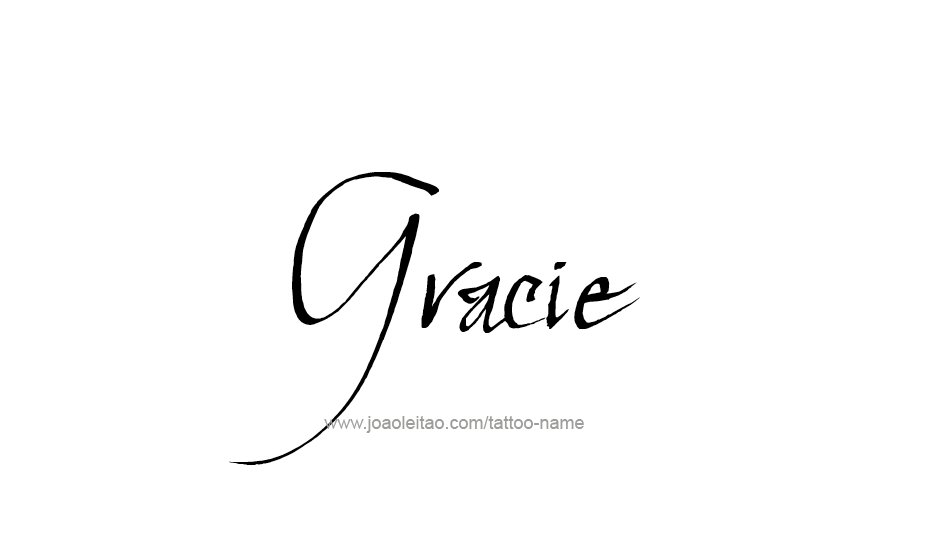 Tattoo Design Name Gracie   