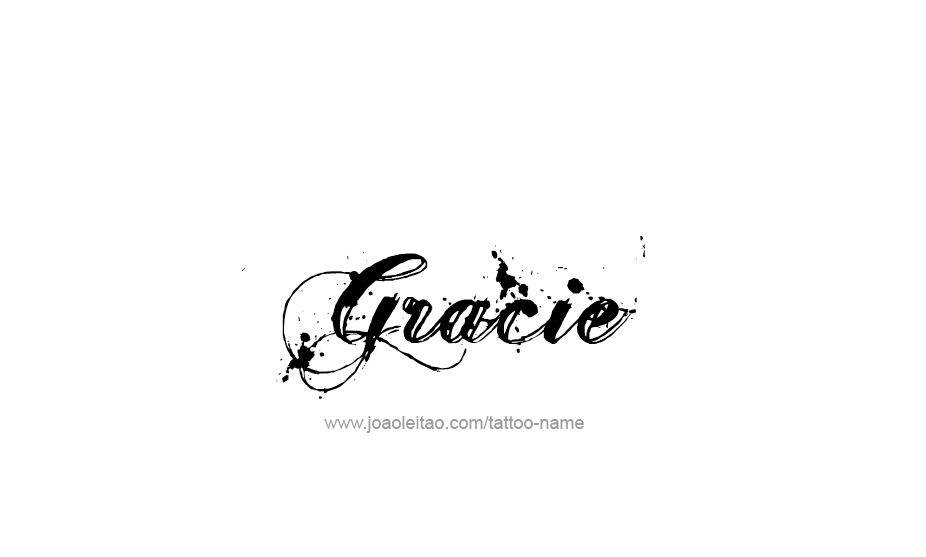 Tattoo Design Name Gracie   