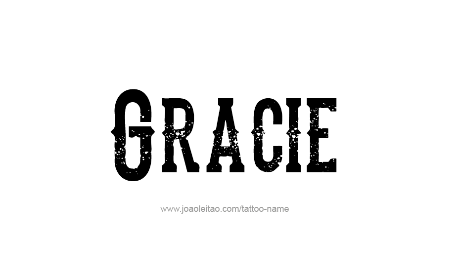 Tattoo Design Name Gracie   