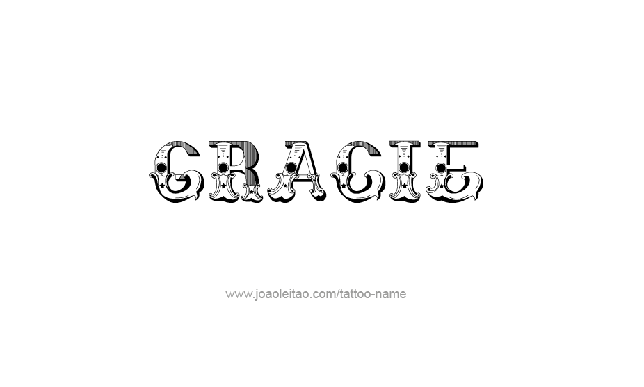 Tattoo Design Name Gracie   