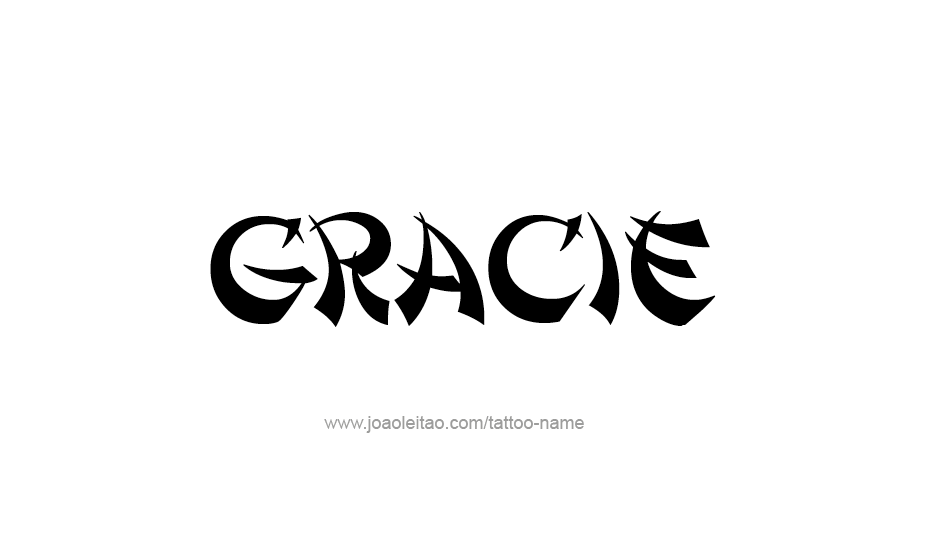 Tattoo Design Name Gracie   