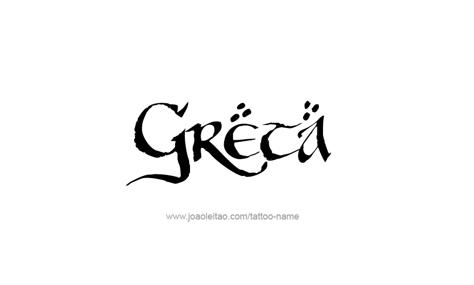 Tattoo Design Name Greta   