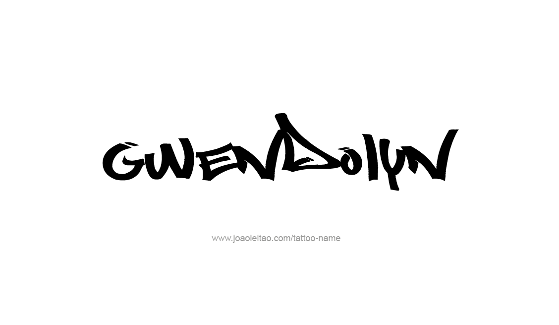 Tattoo Design Name Gwendolyn   