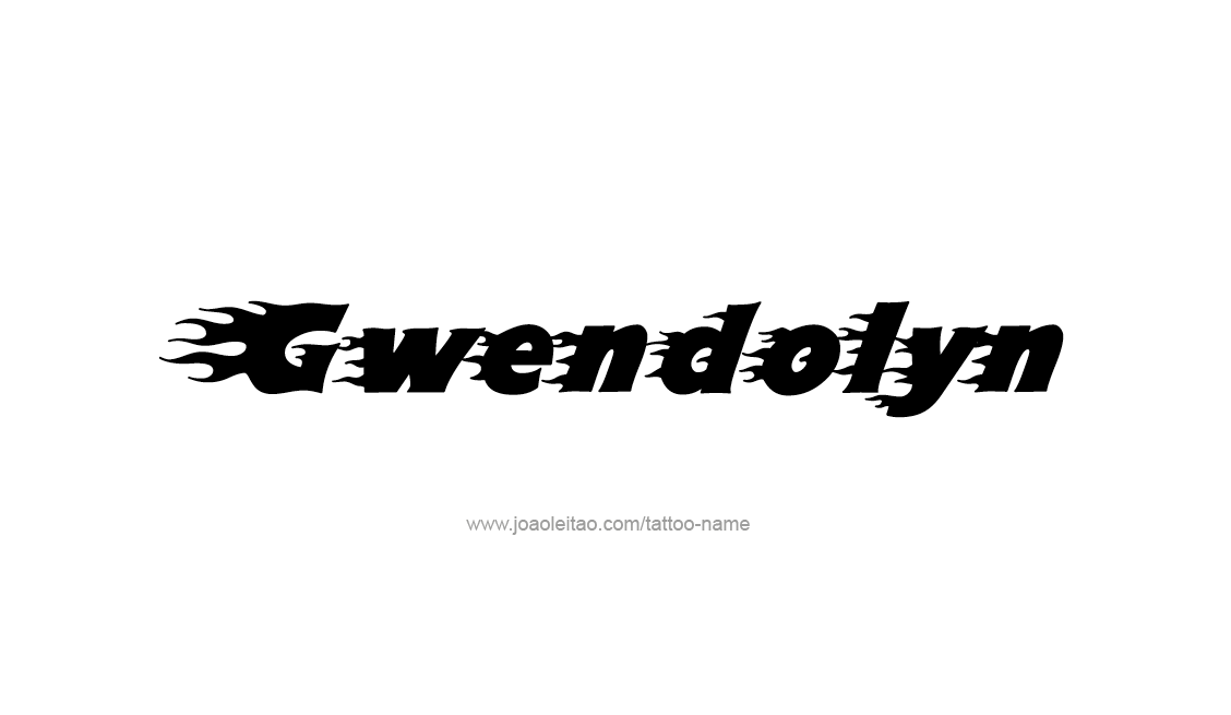 Tattoo Design Name Gwendolyn   