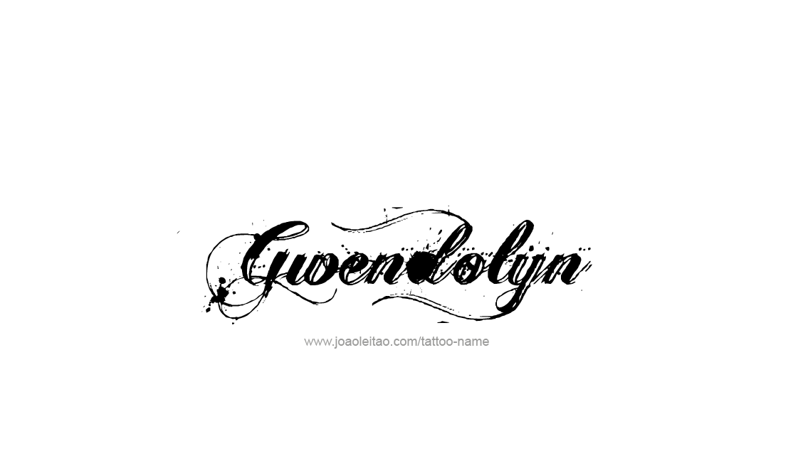 Tattoo Design Name Gwendolyn   