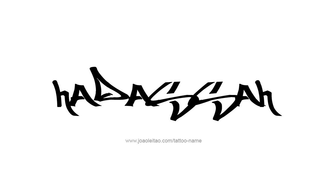 Tattoo Design Name Hadassah   