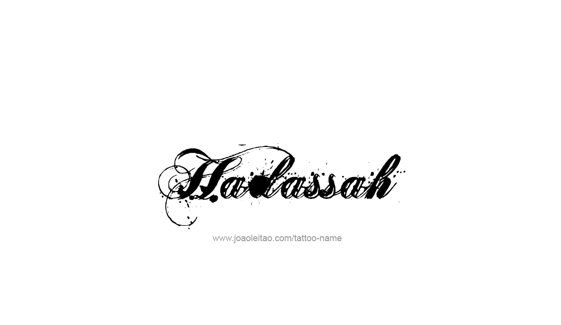 Tattoo Design Name Hadassah   