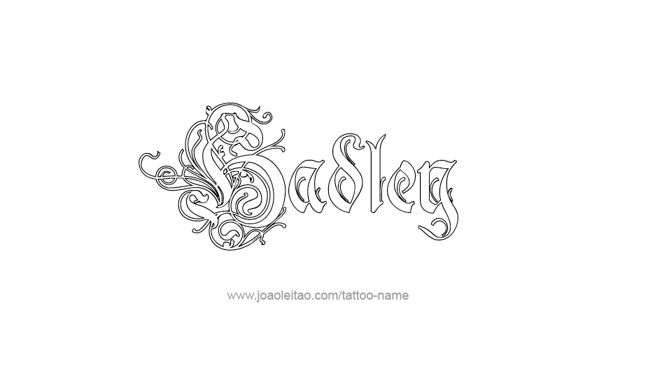 Tattoo Design Name Hadley   