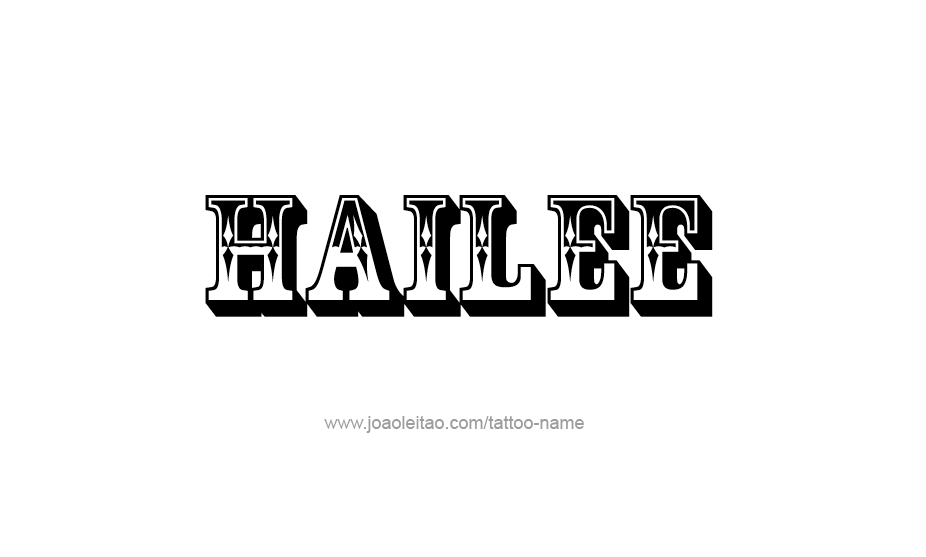 Tattoo Design Name Hailee   