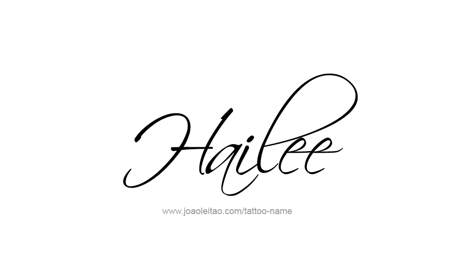 Tattoo Design Name Hailee   