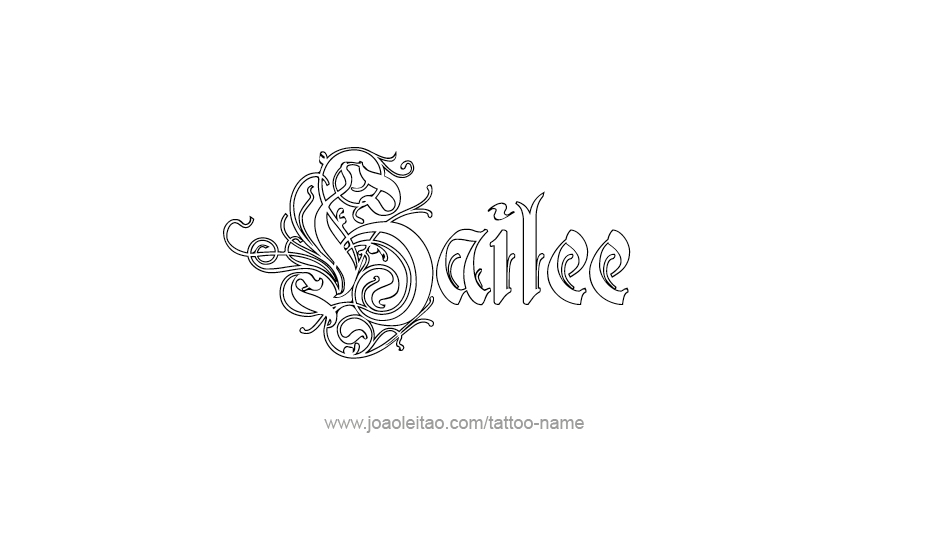 Tattoo Design Name Hailee   