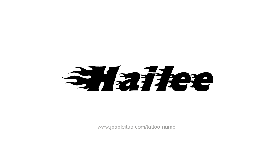 Tattoo Design Name Hailee   