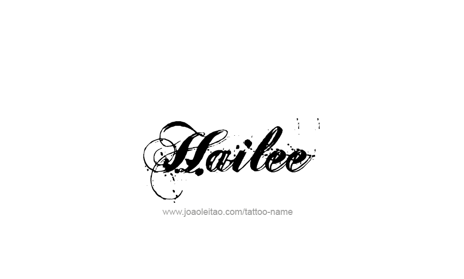 Tattoo Design Name Hailee   