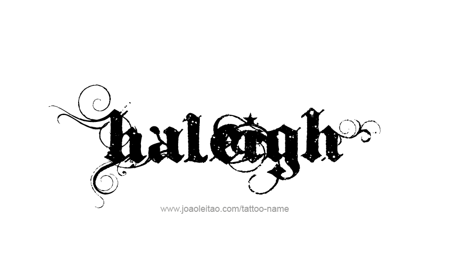 Tattoo Design Name Haleigh   