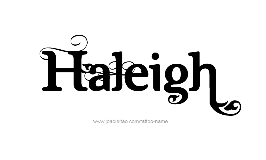 Tattoo Design Name Haleigh   