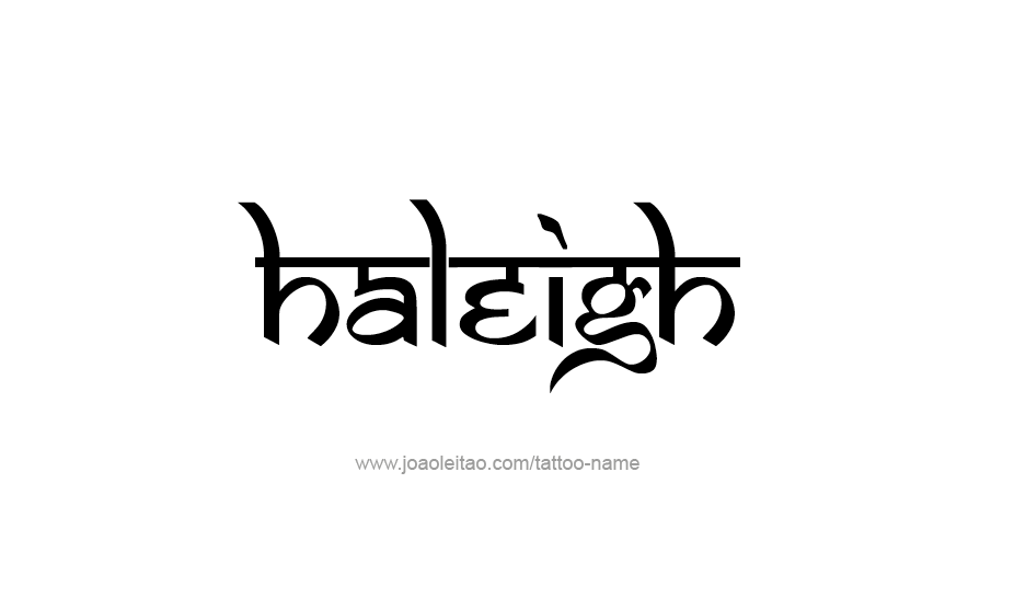 Tattoo Design Name Haleigh   