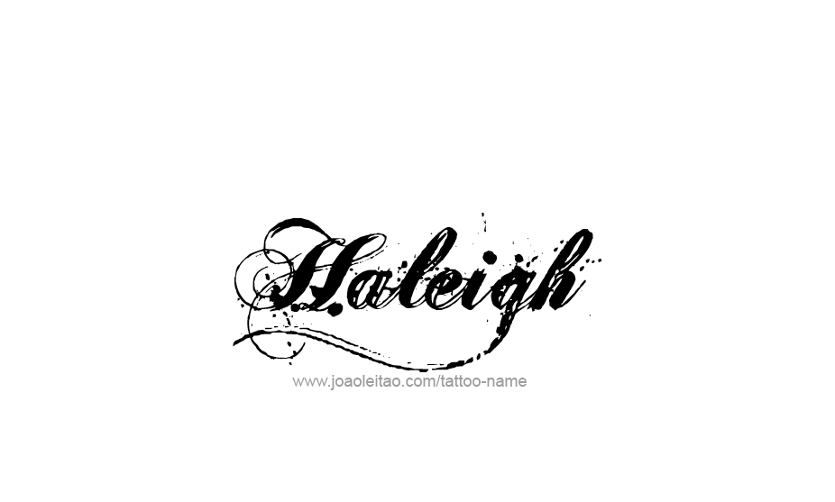 Tattoo Design Name Haleigh   