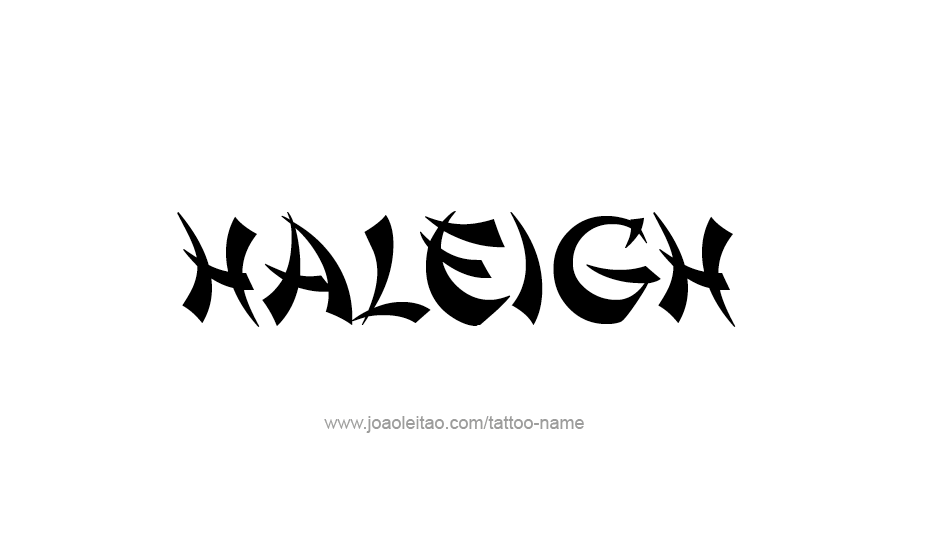 Tattoo Design Name Haleigh   