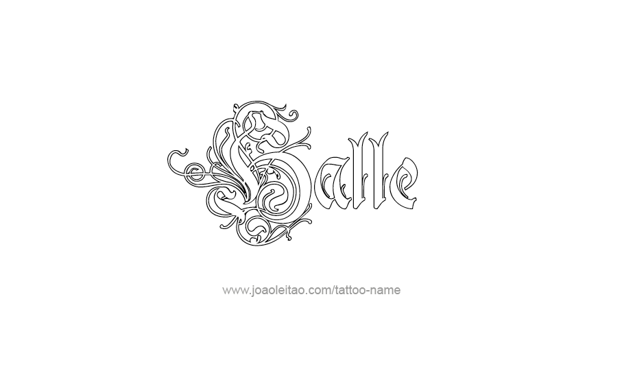 Tattoo Design Name Halle   