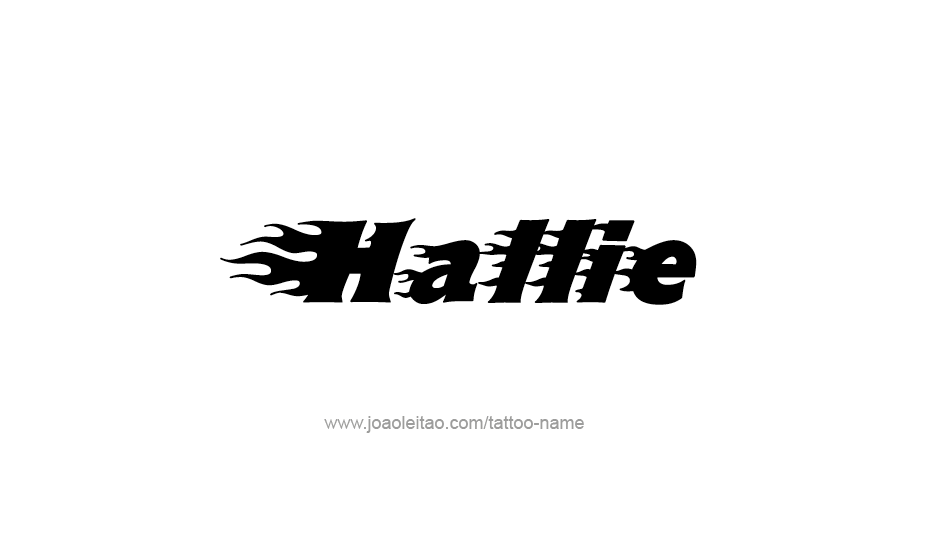 Tattoo Design Name Hallie   