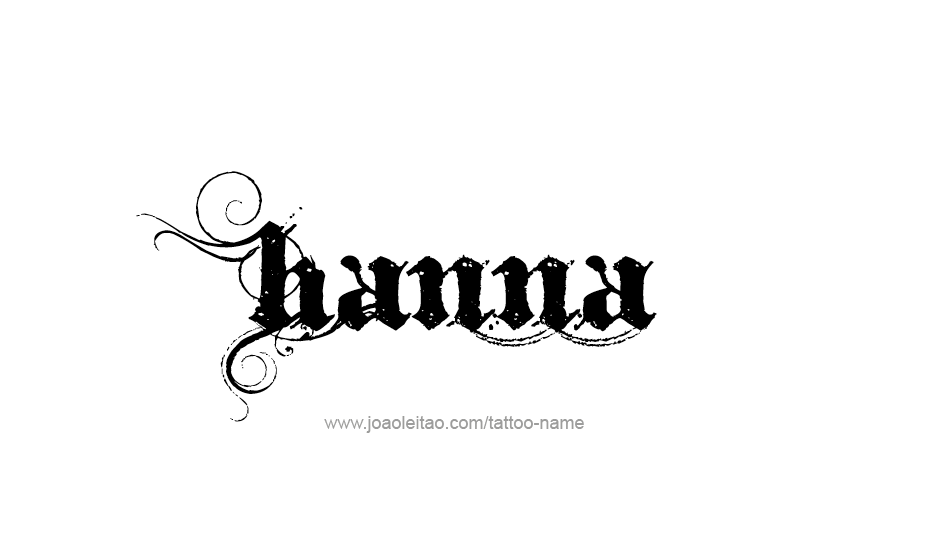 Tattoo Design Name Hanna   