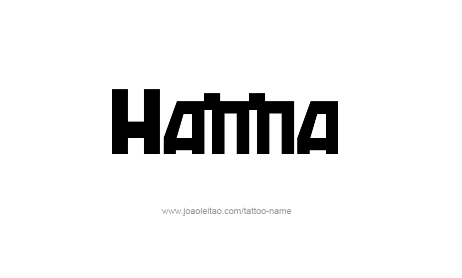 Tattoo Design Name Hanna   