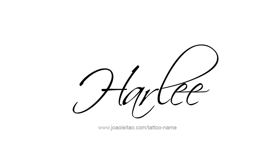 Tattoo Design Name Harlee   