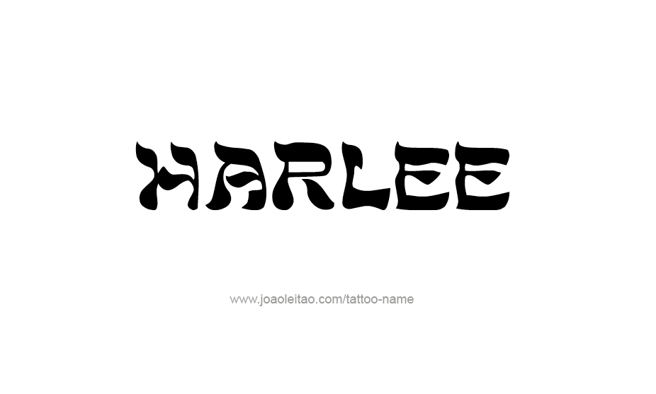 Tattoo Design Name Harlee   